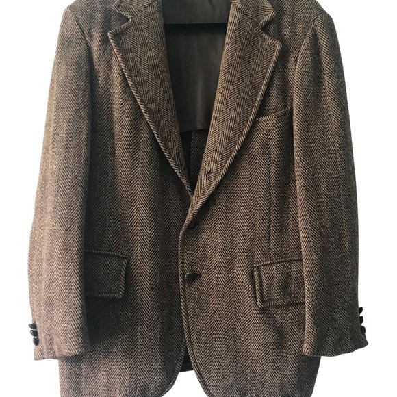 Vintage Harris Tweed Size S/M Wool Jacket - Picture 1 of 12